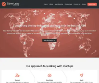 Synerleap.com(Creating an ecosystem for collaboration to drive innovation and strengthen competitiveness. Our aim) Screenshot