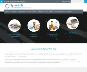 Synerlink.com(Filling machine manufacturer) Screenshot