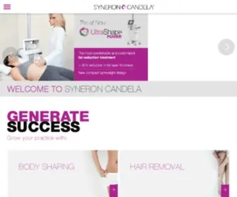 Syneron.com(Syneron And Candela) Screenshot