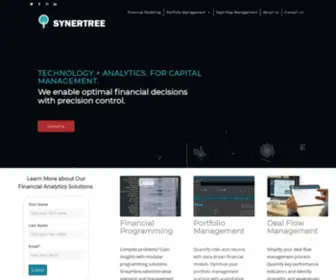 Synertree.io(Financial Technology Solutions for Capital Management) Screenshot