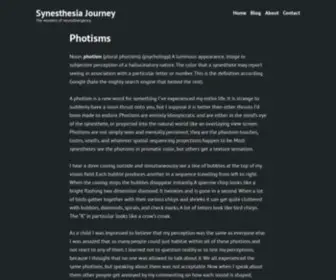 Synesthesia.blog(The wonders of neurodivergency) Screenshot