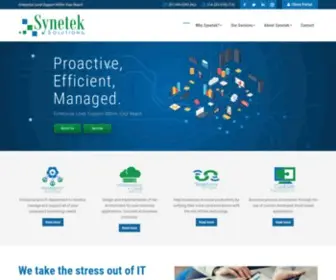 Syneteksolutions.com(We deliver Enterprise level IT support & Infrastructure to small to mid) Screenshot