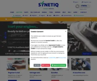 Synetiq-Auctions.co.uk(SYNETIQ Salvage Auction) Screenshot