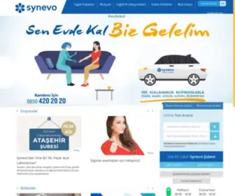 Synevo.com.tr(Sağlıklı Yaşam için Güvenilir Sonuçlar) Screenshot