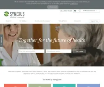 Synexusclinicalresearch.co.za(Synexus) Screenshot