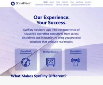 SYnfiny.com(Business Advisors with Real Industry Experience) Screenshot