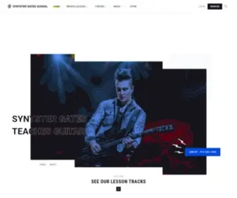 SYngates.com(Synyster Gates of A7X Official Website) Screenshot