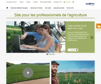 SYngenta-Agro.fr(Syngenta France) Screenshot