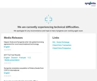 SYngenta-Ais.com(Bringing plant potential to life) Screenshot
