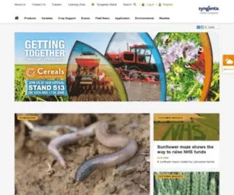 SYngenta.co.uk(United Kingdom) Screenshot