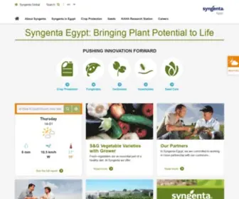 SYngenta.com.eg(SYngenta) Screenshot