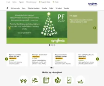 SYngenta.cz(Osiva a ochrana rostlin) Screenshot