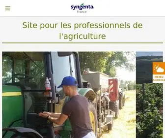 SYngenta.fr(Syngenta France) Screenshot