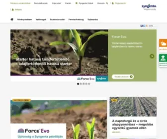 SYngenta.hu(Syngenta Magyarország) Screenshot