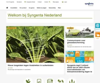 SYngenta.nl(Syngenta Nederland) Screenshot