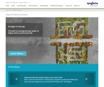 SYngentaprofessionalproducts.com(Professional Solutions) Screenshot