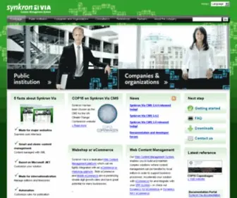 SYNkron.com(Synkron Via CMS) Screenshot