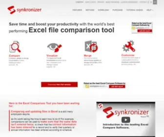 SYNkronizer.com(How to compare two excel files with Synkronizer) Screenshot