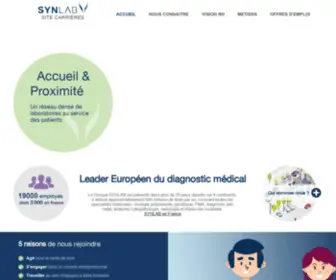 SYnlab-Carrieres.fr(Offres d'emploi) Screenshot