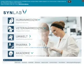 SYnlab.de(SYNLAB Labordienstleistungen) Screenshot