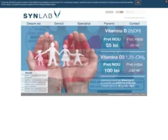 SYnlab.ro(Synlab: Home) Screenshot