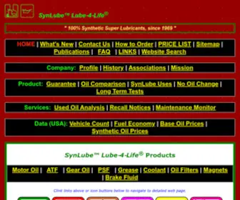 SYnlube.com(SynLube Lube) Screenshot