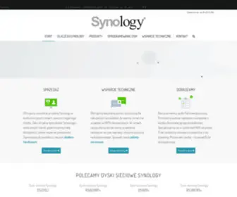 Synology.com.pl(Synology dyski sieciowe) Screenshot