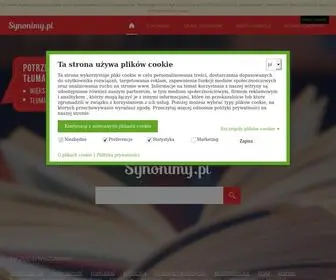 Synonimy.pl(Słownik synonimów języka polskiego polecany przez prof) Screenshot