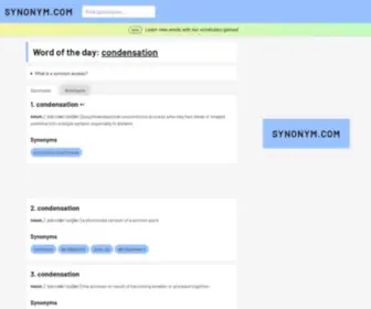 Synonym.com(Synonyms) Screenshot