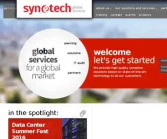 Synotech.com(Global services) Screenshot