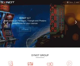 Synotgroup.com(SYNOT Group) Screenshot