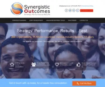 Synout.co.za(Synergistic Outcomes) Screenshot