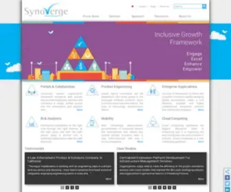 Synoverge.com(Global IT Outsourcing Services & Enterprise Solutions Provider) Screenshot