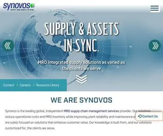 Synovos.com(MRO Integrated Supply Chain Management Services) Screenshot