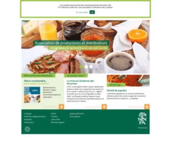 SYnpa.org(Le Synpa : les ingrédients alimentaires de spécialité) Screenshot