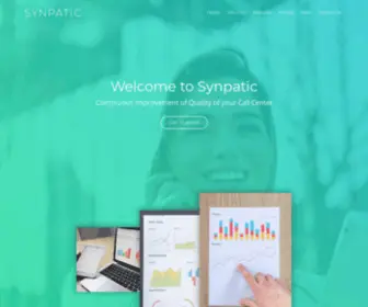 SYnpatic.com(Boost quality of your Call Center with our intelligent voice analyzer) Screenshot