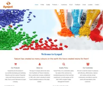 SYnpolproducts.com(Synthetic Resin Manufacturer) Screenshot