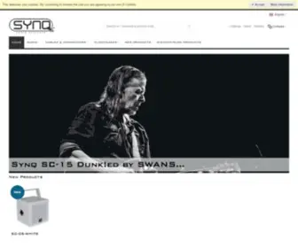 SYNQ-Audio.com Screenshot