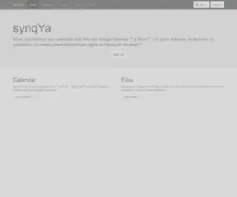 SYNqya.com(synqYa) Screenshot