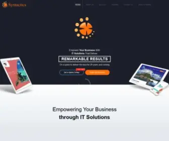 SYntacticsinc.com(A Philippine Business Process Outsourcing Company) Screenshot