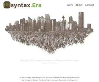 SYntaxera.com(Syntax Era) Screenshot