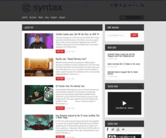 SYntaxrecords.com(Syntax Records) Screenshot