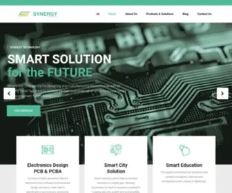 SYntechnology.com(Smart solution for the future) Screenshot