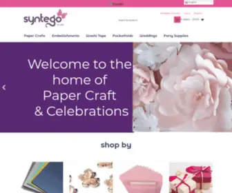 SYntego.co.uk(Craft Supplies) Screenshot