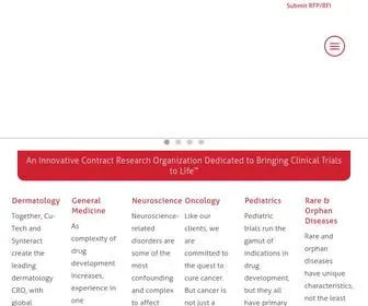 SYnteract.com(Clinical research organization) Screenshot