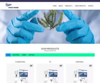 SYntexpharma.com(Syntex Pharma Company) Screenshot