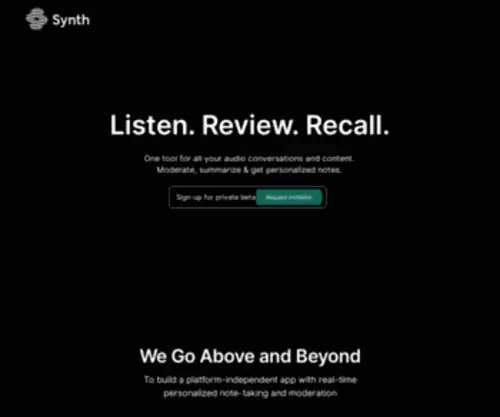 SYNTH.co.in(Synth) Screenshot