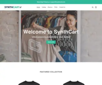 SYNThcart.com(Synth Cart) Screenshot