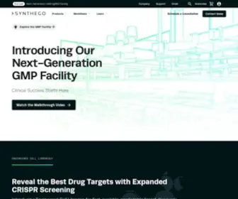 SYNthego.com(Full Stack Genome Engineering) Screenshot