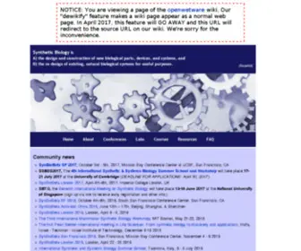 SYNtheticbiology.org(SYNtheticbiology) Screenshot